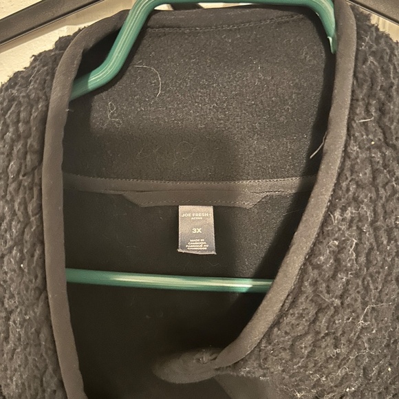 Joe Fresh Long Sherpa Coat 3X - Picture 2 of 2